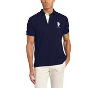 U.S. Polo Assn. Slim Fit Pique Polo Classic Hombre Azul Marino/Blanco Mediano