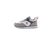 U.S. Polo Assn. - Sneakers NOBIK010K/CNH4 en Nylon, Blanco-Gris Claro (31)