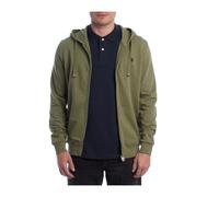 U.S. Polo Assn.- Sudadera con capucha y cremallera con herencia deportiva- Sweatshirts & Hoodies- Hombre- Verde- M- Sudadera con capucha y cremallera con herencia deportiva