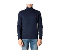 U.S. Polo Assn.- Suéter de Cuello Alto Corte Clásico- Knitwear- Hombre- Azul- S- Suéter de Cuello Alto Corte Clásico