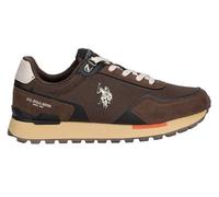 U.S. Polo Sneaker Running Aron009 Dark Brown, marrón, 41 EU