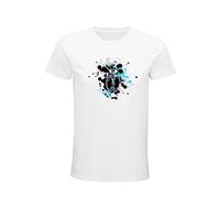 U.S. SALERNITANA 1919 White_Splash_01.4 Camiseta, Cremisi, XL Unisex Adulto