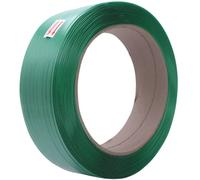 U.S. Solid 16 mm x 0,8 mm x 1150 m Poliéster (PET) Rollo de cinta de embalaje, 460 kg de resistencia a la tracción, cinta de poliéster - Resistente a UV, agua y óxido