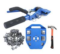 U.S. Solid Juego de flejes de acero inoxidable 304 - tensor profesional con banda de acero inoxidable de 19 mm x 30 m, 100 clips y martillo para embalaje de palés