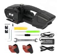 U.S. Solid Máquina flejadora eléctrica automatica para banda PP/PET de 13 a 16 mm, 2 pilas 4000 mAh recargables bateria