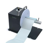 U.S. Solid Máquina rebobinadora automática de etiquetas, soporte de núcleo de 1 pulgada/1.5 pulgadas, ancho máximo de etiqueta de 3.15 pulgadas, alimentación USB/enchufe CA 100 V-240 V