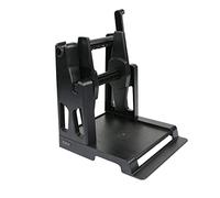 U.S. Solid Soporte de etiqueta 2 en 1 y bobinador manual - soporte de etiqueta de escritorio para rollos, plegados en forma de abanico y pegatinas