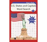 U.S. States and Capitals Word Search: Word searches with Easy to Read print about all the U.S.A. States and Capitals| 6x9 inches, 80 pages| 40 ... Vacations, Road Trips, Education, Free time.