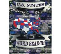 U.S. States Word Search: A Fun and Educational Word Search Journey Through All 50 States