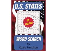 U.S. States Word Search: Word Searches with Easy to Read Print about U.S. States, Geography, Landmarks and More | 6x9 inches, 112 pages | 55 Puzzles... Gift for Vacations, Holidays and Free Times