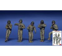 U. S. Tanque Crew Figura Plástico Kit 1 :3 5 Modelo Miniart