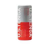 TENGA Double Hole Us, Masturbador Extra Grande, 7.8 × 8. X 7.8 Cm, Color Rojo/gris - 294 Gr, Rojo/Gris, Regular