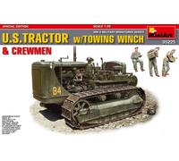 U. S. Tractor W/ Remolque Winch & Crewmen Plástico Kit 1 :3 5 Modelo Miniart