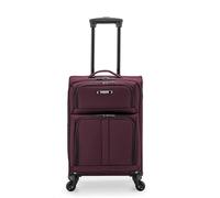 U.S. Traveler Anzio Softside - Maleta giratoria expandible, Burgundy, Carry-on 22-Inch, Anzio Softside - Maleta giratoria expandible