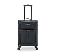 U.S. Traveler Anzio Softside - Maleta giratoria expandible, Gris Oscuro, Checked-Medium 26-Inch, Anzio Softside - Maleta giratoria expandible
