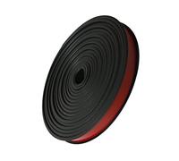 U-Shape Flexible Edge Banding Self Adhesive, Waterproof Furniture Molding Trim, Soft Tpe Sealing Strip Edging Tape For Cabinet Protection(Black,12mm[2m])
