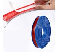 U-Shaped Edge Trim Sealing Strip, Self Adhesive TPE Edge Banding Strip, Wood Board Edge Protector,for Cabinet,Plywood (Blue,5M-12mm)