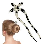 U-Shaped Hair Pins, Elegant Starfish Hairpin, Secure Hold Long & Thick Hair, Stylish & Versatile Accessory, Durable & Lightweight, Perfect For Birthdays & Mother’s Day 5.31x1.85 Inches