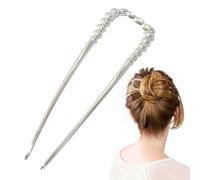 U Shaped Hair Pins - Metal French Style Women’s Hair Clips for Secure