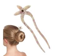 U Shaped Hair Pins, Starfish Design Hairpin, Elegant Hair Accessories, Seguro y cómodo Hold,for Birthdays and Mother's Day, Ideal para un estilo largo