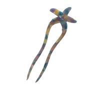 U Shaped Hair Pins, Women Starfish Hairpin, Elegant Long Thickhair, 5,31 x 1,85 in Versatile Hair Accessories, Stylish Headwear Pin for Birthdays, Mother's Day, Special Ocasiones