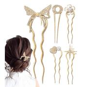 U Shaped Pins, Vintage Hair Fork, Metal Hair Clips, Elegant Hairs Pins, Stylish And Elegant U-shaped Metal Hair Pins For Vintage Hairstyles And Styling Needs Elegant Updos And Chic Hairstyles