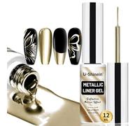 U-Shine Copper Metallic Painting Gel, 3D Mirror Effect Polish Nail Art