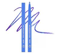 U-Shinein Chameleon Blue Multichrome Eyeliner, Metallic Glitter Pencil | Waterproof & Longlasting Metallic Glitter Pencil with Dynamic Colour Change,Coloured Holographic Eyeliner for Festivals, Part
