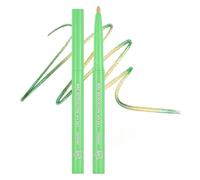 U-Shinein Chameleon Green Multichrome Eyeliner, Metallic Glitter Pencil | Waterproof & Longlasting Metallic Glitter Pencil with Dynamic Colour Change,Coloured Holographic Eyeliner for Festivals, Part