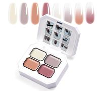 U-Shinein Gel de pintura gradiente, 4 colores Ombre Gel Nail Polish for Ombre Nails Aura Nails, manicura francesa DIY Nail Art,Paleta V