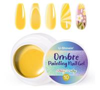 U-Shinein Ombre Gel Nail Polish,Spring Summer Colorful Painting Nail Gel for Ombre Nails Aura Nails, French Manicure DIY Nail Art #10 Yellow