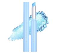 U-Shinein Palillo de sombra de ojos con purpurina, cromo holográfico y camaleón multicromo, duradero y resistente al agua, brillo rico, color azul hielo