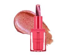 U-Shinein Star Spiral Shine Lipstick,Lip Stain with Pearly Glitter, Long Lasting&Smooth Shimmer Lip Tint,Nourishing Lipstick with Gloss Finish Sparkling Peach Pink