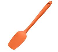 U-Taste Espátula de Cuchara Silicona: 250℃ Resistente al Calor Lengua de Goma sin Costuras Flexible, para Antiadherentes Hornear Utensilio de Cocina Mezclar Revolver Raspar (29cm, Naranja)
