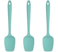 U-Taste Espátulas de Cuchara de Silicona: 315℃ Resistente al Calor Lengua Raspador de Goma Flexible, Juego de 3 Utensilios de Cocina para hornear cocinar mezclar y raspar (Aqua Sky)