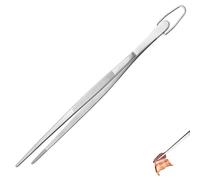 U-Taste Pinza de Cocina 30 cm, Acero Inoxidable 18/8, Punta Afilada | Soldadura Sin Juntas Robusta y Fuerza de Sujeción Mejorada - Para Hornear, Servir, Decorar y Emplatar