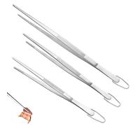 U-Taste Set de Pinza de Cocina 30 cm, Acero Inoxidable 18/8, Punta Afilada | Soldadura Sin Juntas Robusta y Fuerza de Sujeción Mejorada - Para Hornear, Servir, Decorar y Emplatar