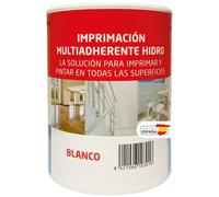 U URSAN Imprimacion Multiadherente al Agua para Ceramica, Cristal, Galvanizado, Madera, Metal, Plástico, PVC de Color Blanco - 750 Ml