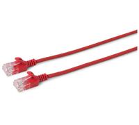 U/utp cat6 3m red slim,