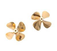 U0jjomATP 1 par 4 hélices de Zinc diámetro 55mm Paleta de Metal 4mm Agujero del Eje CW CCW Accesorios compatibles con RC Tug Bait Boat