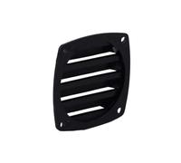 U0sqmyUAu Reemplazo de ventilación con Rejilla para Barco, Rejilla de ventilación Cuadrada, Cubierta de conducto de ventilación, Salida de ventilación Compatible con RV Marino(Black)