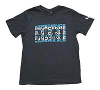 U2 Camiseta con logotipo de repetición para hombre, color negro, Negro -, Medium