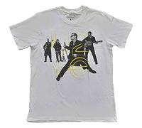 U2 - Camiseta Live Action para Adultos Unisex (XXL) (Blanco)