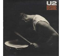 U2 - DESIRE 7 INCH (7" VINYL 45) UK ISSUE PRESSED IN FRANCE ISLAND 1988