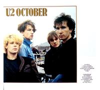 U2 - Island 204185 - U2 - "October" - Gloria, I fall down, I threw a brick, Trough a window, Rejoice, Fire, With a shout, Tomorrow, October, Stranger in a strange land, Scarlet, Is that all.- Original Printed In Germany, 1981 - Album Vinyle LP 33 tours (Et Non CD).