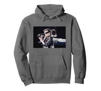 U2 Live In Cardiff Zoo TV Tour Bono con Videocámara Sudadera con Capucha