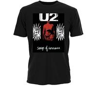 U2 Songs of Innocence - Camiseta de manga corta para hombre, color negro, Negro, L