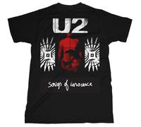 U2 Songs Of Innocence Red Shade con licencia Camiseta hombre