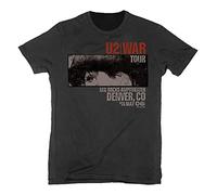 U2 War Red Rocks Oficial Camiseta para Hombre (Medium)