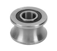 U22 U - Shaped Groove Bearing 8x22.5x14.5mm | Low Noise Sliding Roller for Industrial Automation/Photo Equipment Track | Stainless Steel Track Pulley Bearing